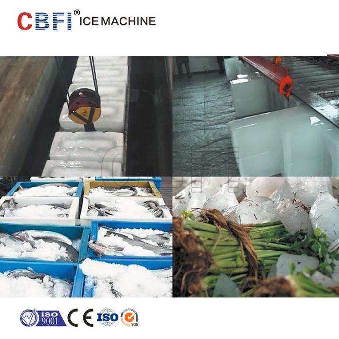 Commerciële Het Blokmachine van het Waterkoelingsijs voor de Certificatie van Visserijce