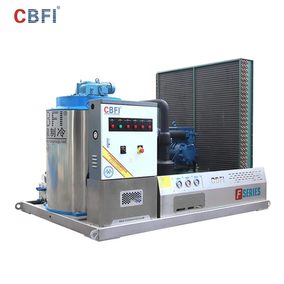 Professionele industriële ijsflakmachine -5C IJstemperatuur 12-45mm IJstdiameter