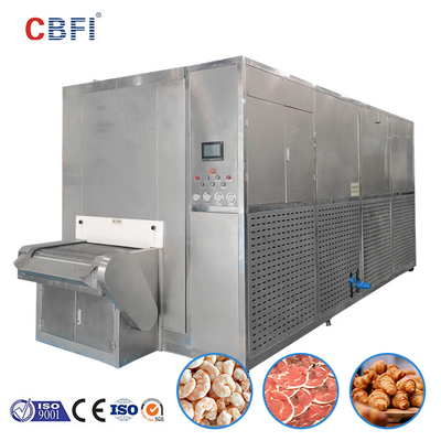 Quick Frozen Blast Freezer Machine Frieten Tunnel Iqf Freezer