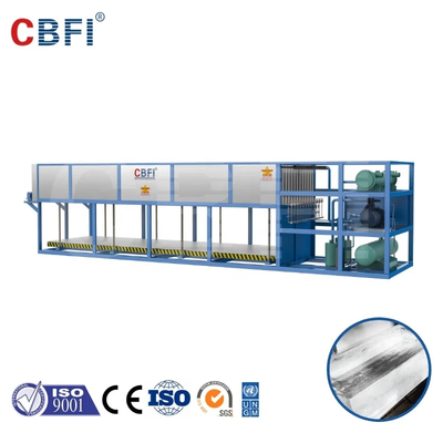 Capaciteit Direct koelende ijsblokmachine met watergekoelde condensator - PLC-besturing - CE-certificering