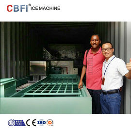 Commerciële Containerized van het de Machine Grote Containerized Blok van het Blokijs het Ijsinstallatie