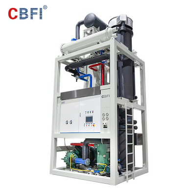 De Buismachine Duitsland van het capaciteits10,000kg/24h Ijs/de Compressor van Taiwan/Hanbell-